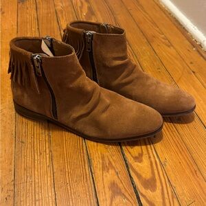 ASOS Men's Fringe Suede Boots - Tan